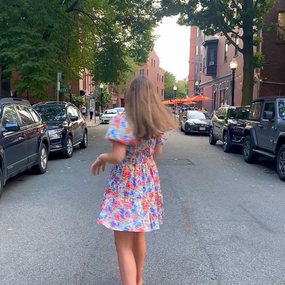 Aqua by Bloomingdale’s Floral Dress